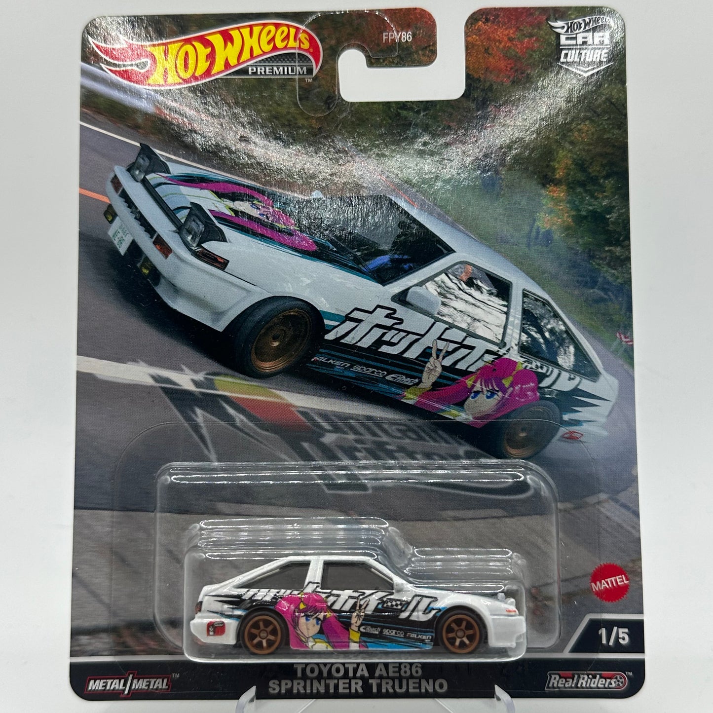 Toyota AE86 Sprinter Trueno - MOUNTAIN DRIFTERS 1/5 Hotwheels Premium