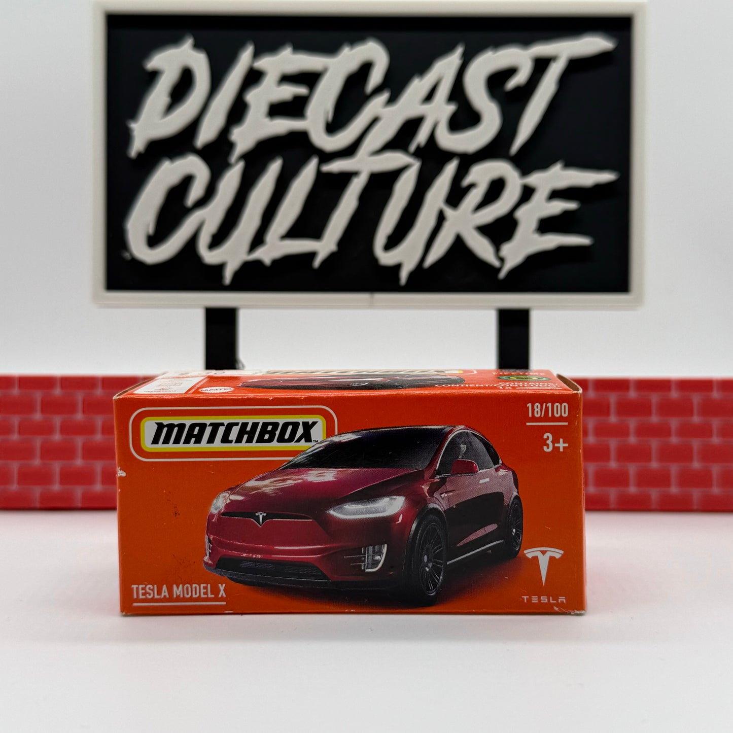 Tesla Model X - Matchbox