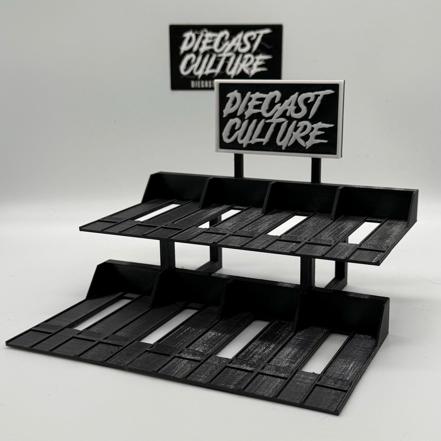 Diecast Culture Double Car Park Display - Suitable for 1:64 Scale