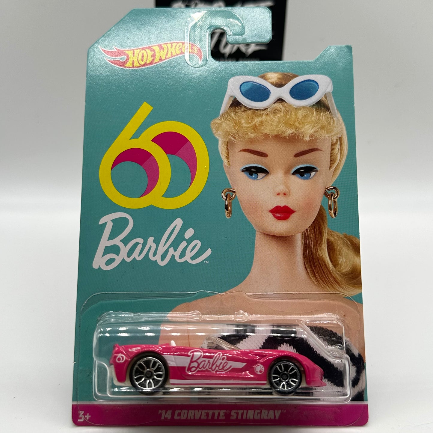 ‘14 Corvette Stingray - 60th Anniversary BARBIE Hotwheels Mainline