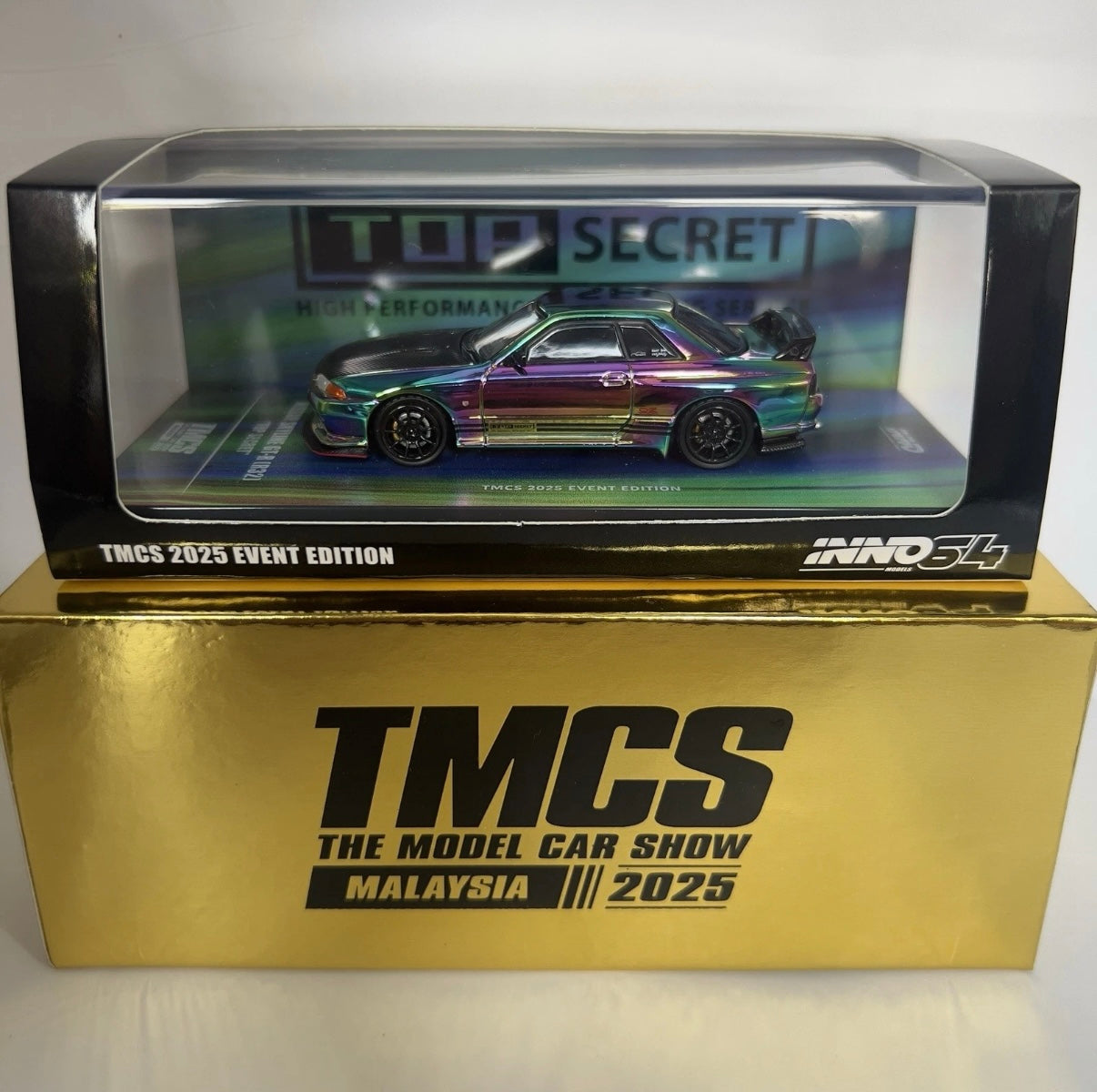 Nissan Skyline GT-R (R32) "Top Secret" CHASE TMCS 2025 Exclusive - INNO64