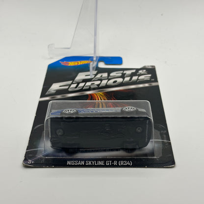 Nissan Skyline GT-R R34 - FAST & FURIOUS 2/8 Hotwheels Mainline Themed