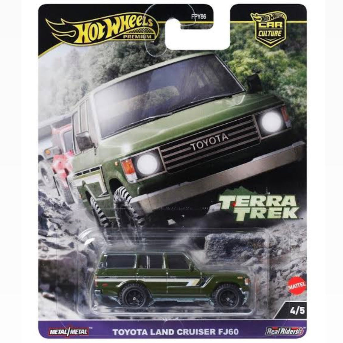 TOYOTA LAND CRUISER FJ60 TERRA TREK 4/5 - 2024 Hotwheels Car Culture