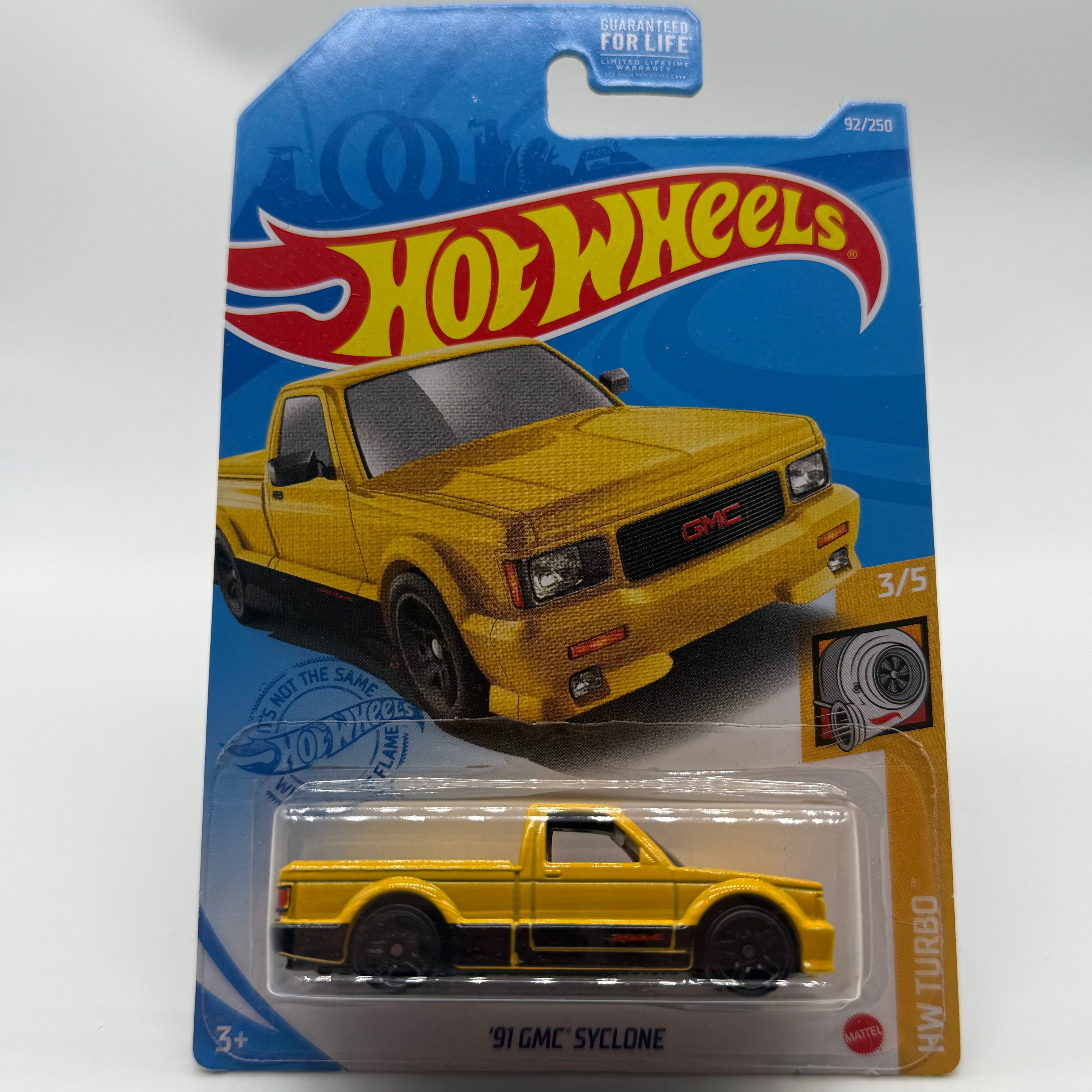 '91 GMC Syclone Yellow *Kroger Exclusive* Hotwheels Mainline 2020 Rele ...