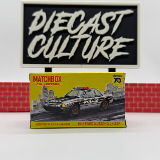 1993 Ford Mustang Lx SSP - 70yrs Special Edition Matchbox