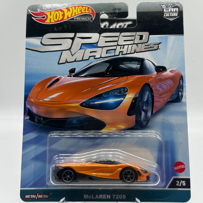 McLaren 720S - Speed Machines 2/5 Hotwheels Premium CAR CULTURE