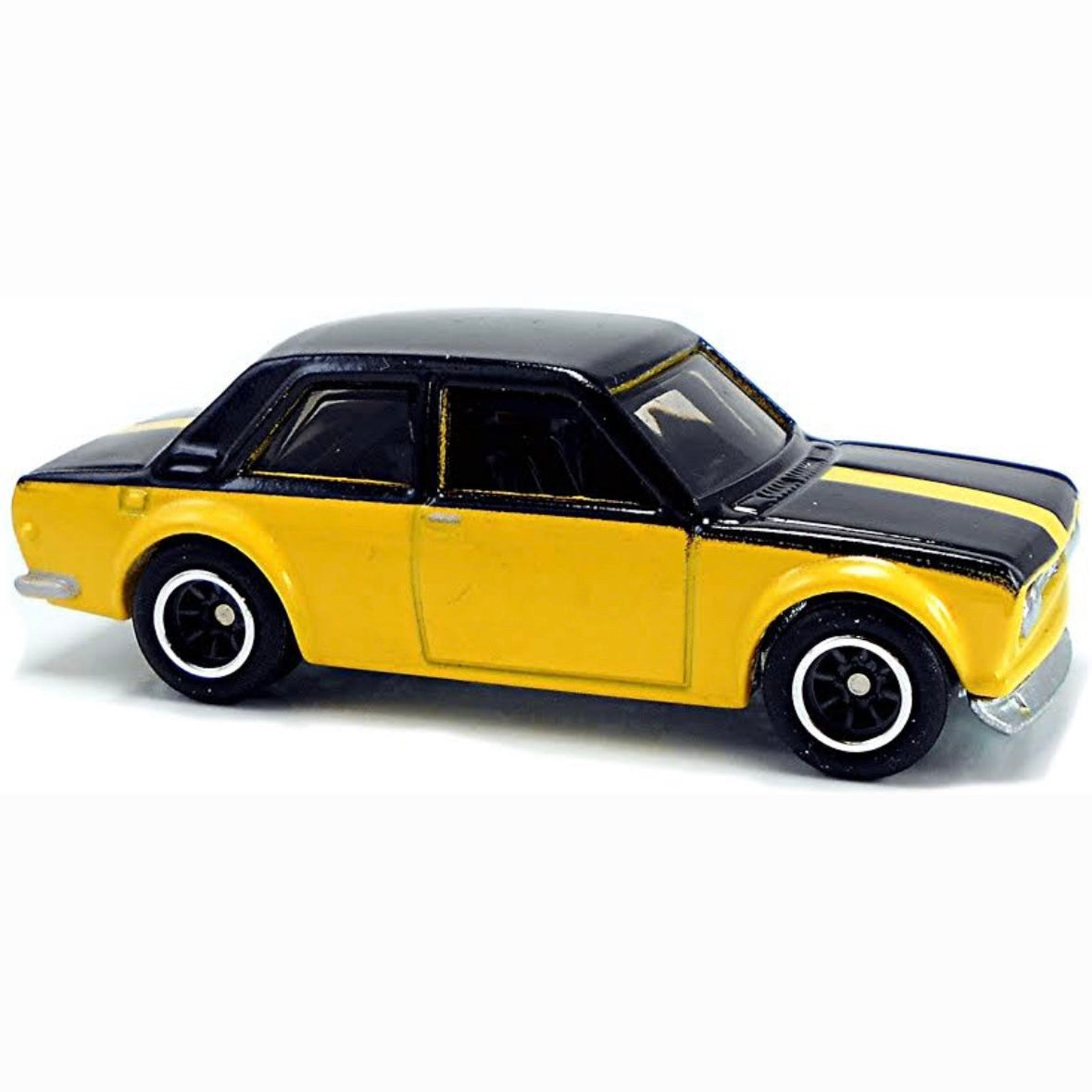 ‘71 Datsun 510 Bluebird - DISPLAY CASE EXCLUSIVE Yellow/Black *LOOSE* Sealed bag