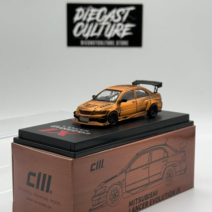 Mitsubishi Lancer Evolution X Faded Gold- CM Model 1:64