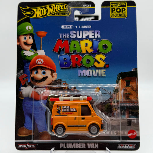 Plumber Van SUPER MARIO BROS MOVIE - Hotwheels Premium Pop Culture