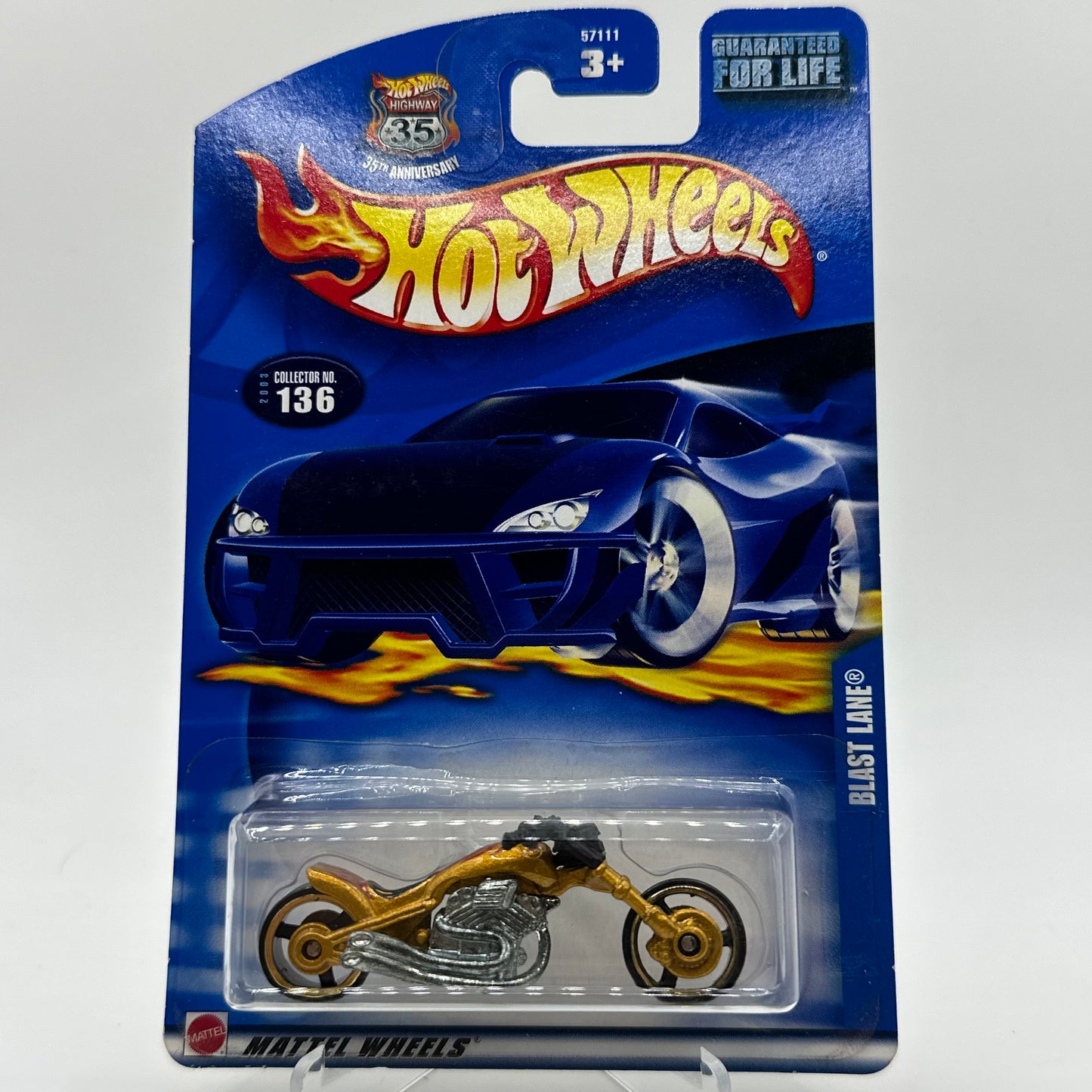 Blast Lane Collector No. 136 2003 Release Hotwheels Mainline BIKE