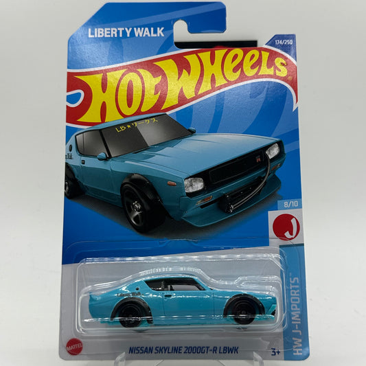 Nissan Skyline 2000GT-R LBWK - HW J-Imports 8/10 Hotwheels Mainline 174/250