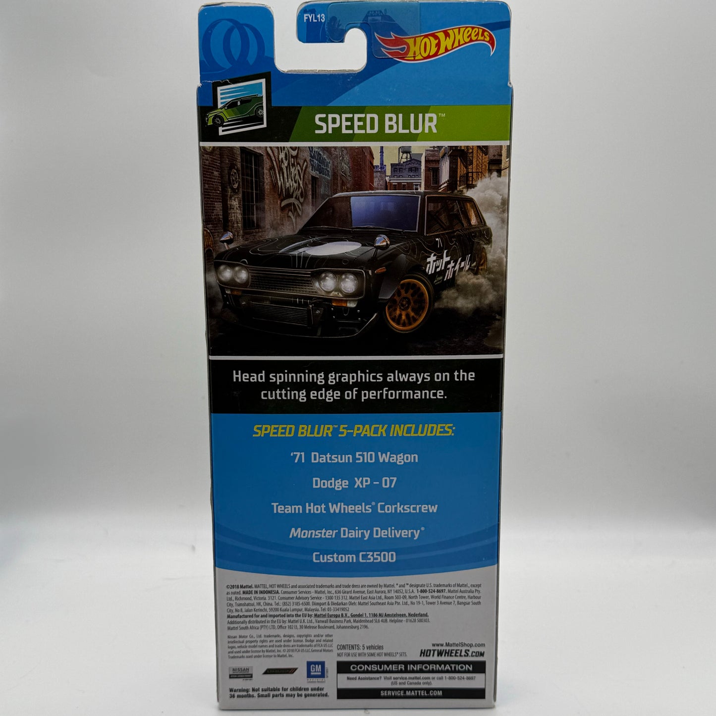 Speed Blur - Hotwheels 5 Pack