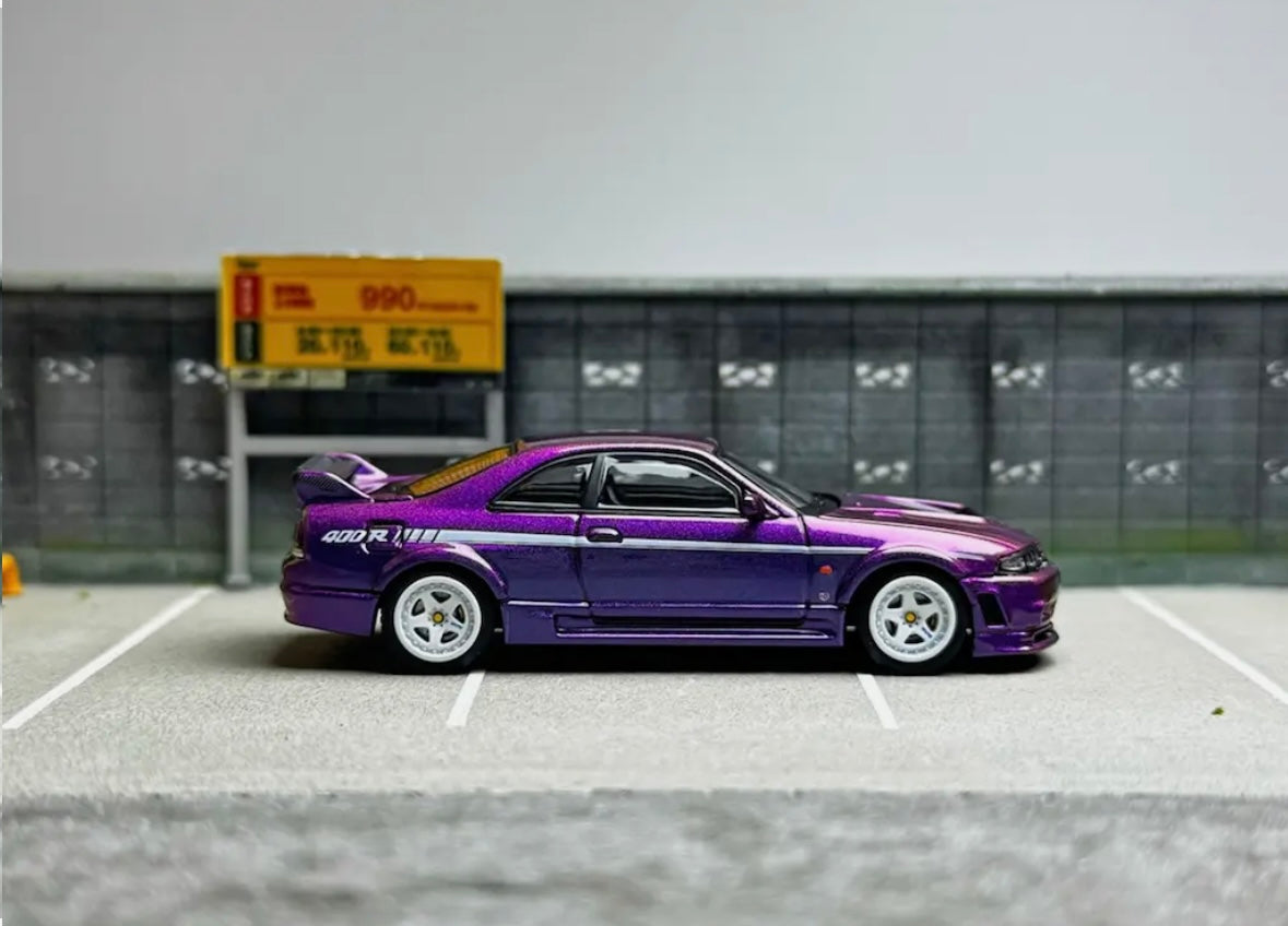 NISSAN SKYLINE GT-R (R33) NISMO 400R Midnight Purple II Hong Kong Toycar Salon 2023 Special ED INNO64