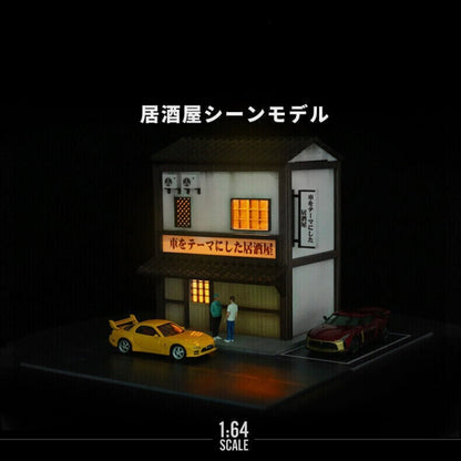 Japanese Izakaya (with lights) Diorama - MoreArt 1:64 Scale