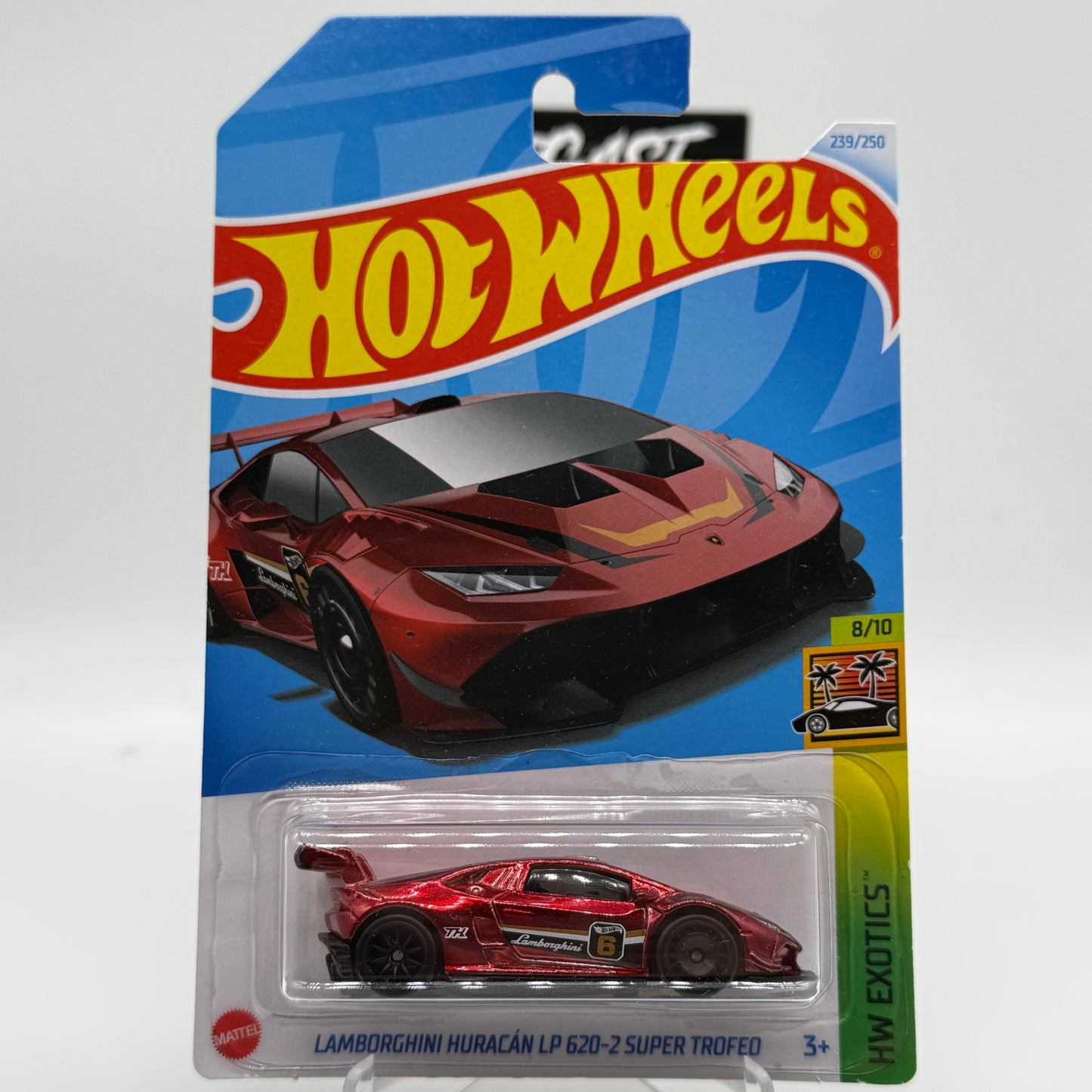 Lamborghini Huracàn LP 620-2 Super Trofeo *STH* Super Treasure Hunt - Hotwheels Mainline HW Exotics 8/10