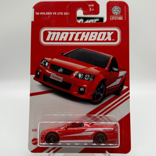 ‘08 Holden VE UTE SSV *Target Exclusive RED EDITION* Matchbox 6/6