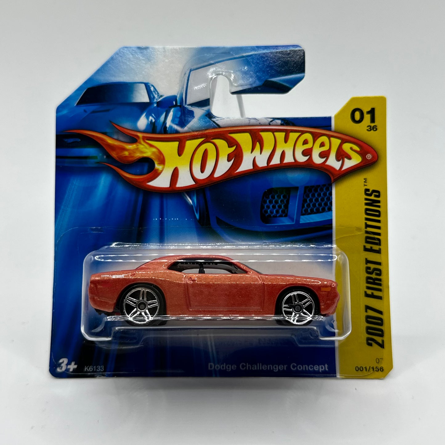 Dodge Challenger Concept - 2007 First Editions 01/36 Hotwheels Mainline 001/156 short card