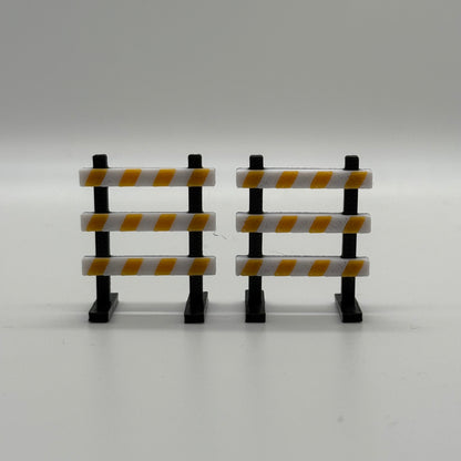 Road Closure Extension Rails - (SET OF 2) Suitable for 1:64 Scale