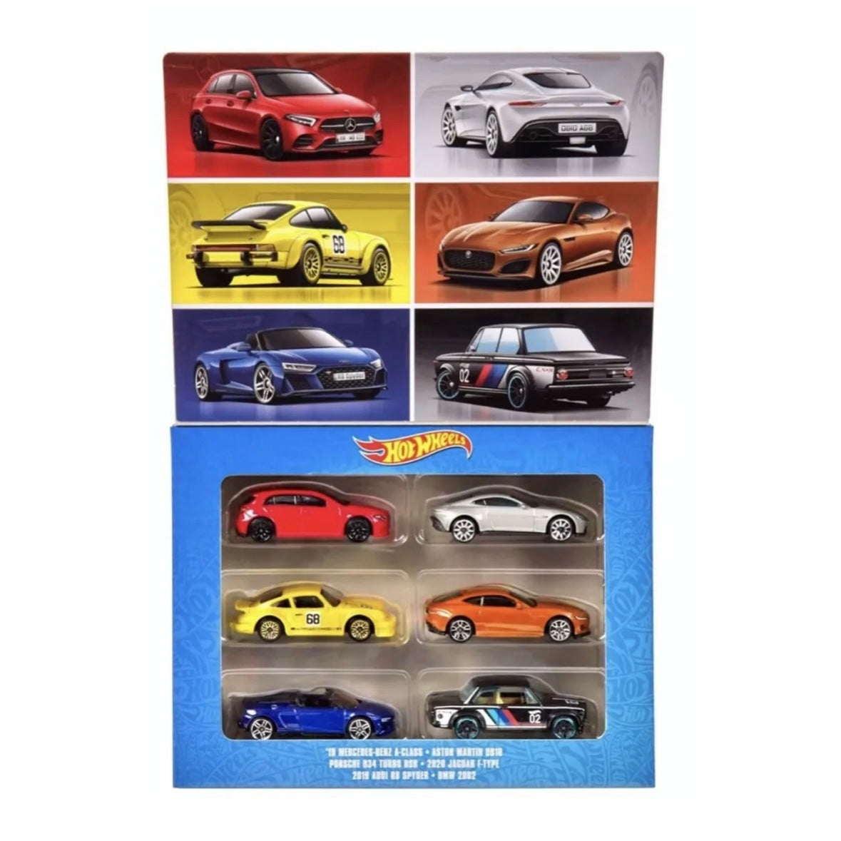 Auto Box Sets European Collection 6 Car Pack Hot Wheels Boxed Set – Diecast Culture