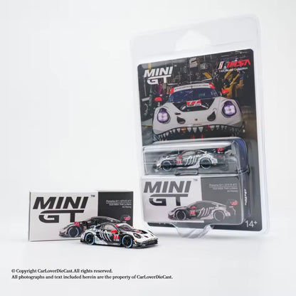 Porsche 911 GT3 R #77 AO Racing 2025 IMSA  Petit Le Mans MINIGT 1:64