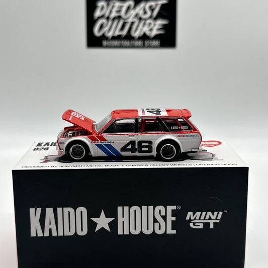 BRE Datsun Wagon - Kaido House x MiniGT *Opened*