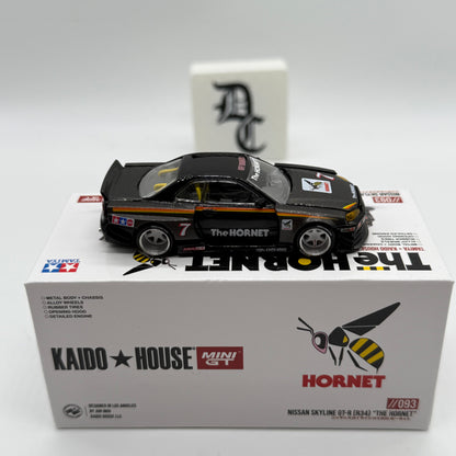 Nissan Slyline GT-R (R34) “The Hornet” //093 Kaido House x MiniGT *LOOSE*