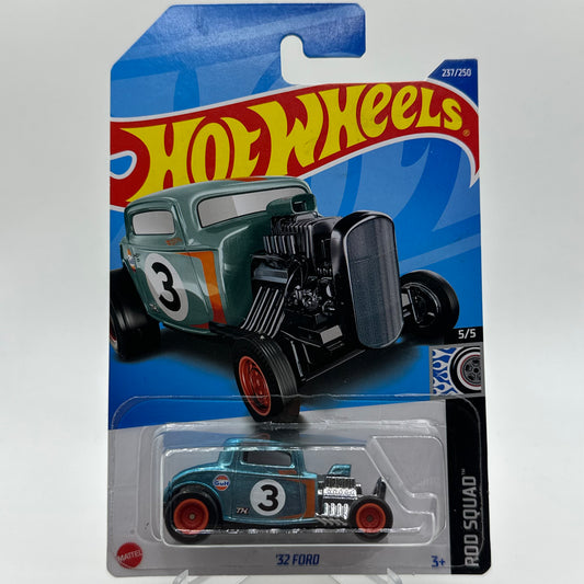 ‘32 Ford *STH* Super Treasure Hunt - Rod Squad 5/5 Hotwheels Mainline 237/250