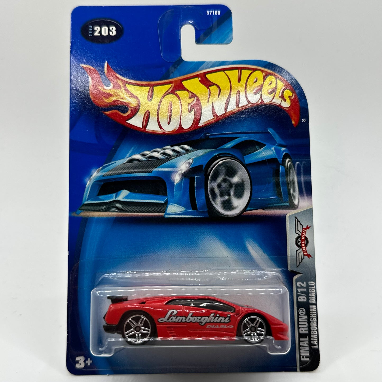 Lamborghini Diablo - FINAL RUN 9/12 Hotwheels Mainline 203 Release 2003