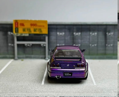 NISSAN SKYLINE GT-R (R33) NISMO 400R Midnight Purple II Hong Kong Toycar Salon 2023 Special ED INNO64