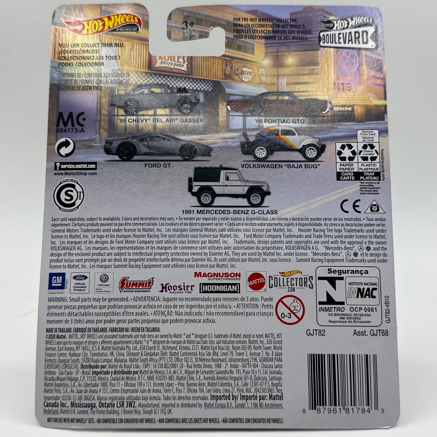 ‘55 Chevy Bel Air Gasser Boulevard #11 Hotwheels Premium