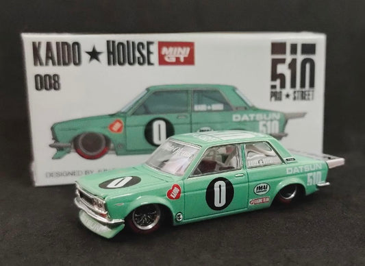 *Open-box* Kaido GT Datsun 510 Pro Street Mijo Exclusive (GREEN) 008