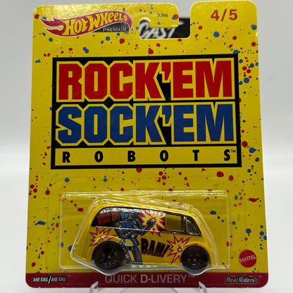 QUICK D-LIVERY - Rock ‘em Sock ‘em Robots 4/5 Hotwheels Premium POP CULTURE