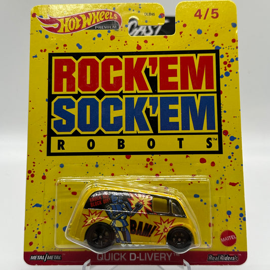 QUICK D-LIVERY - Rock ‘em Sock ‘em Robots 4/5 Hotwheels Premium POP CULTURE