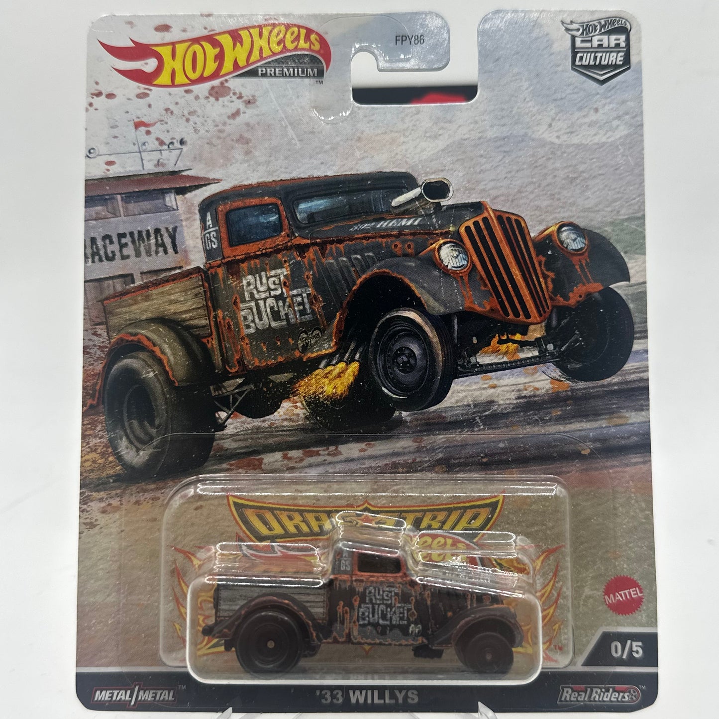 ‘33 Willys *CHASE* Drag strip Demons 0/5 Hotwheels Premium