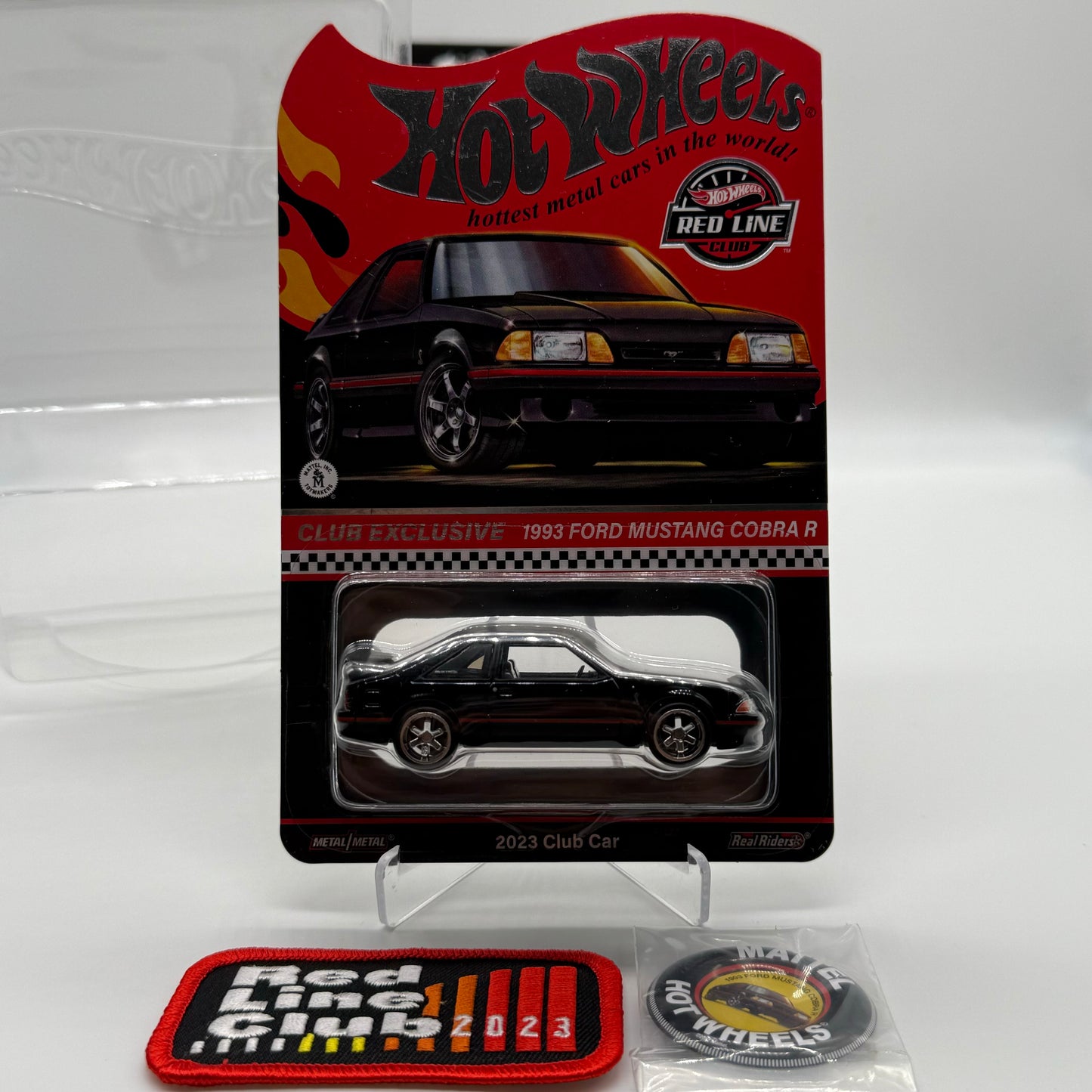 1993 Ford Mustang Cobra R - CLUB EXCLUSIVE RLC *Includes Patch & Pin* Hotwheels RLC