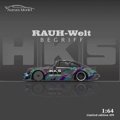 Porsche 911 RWB 964 Ducktail in HKS Livery - LIMITED 499pcs World wide