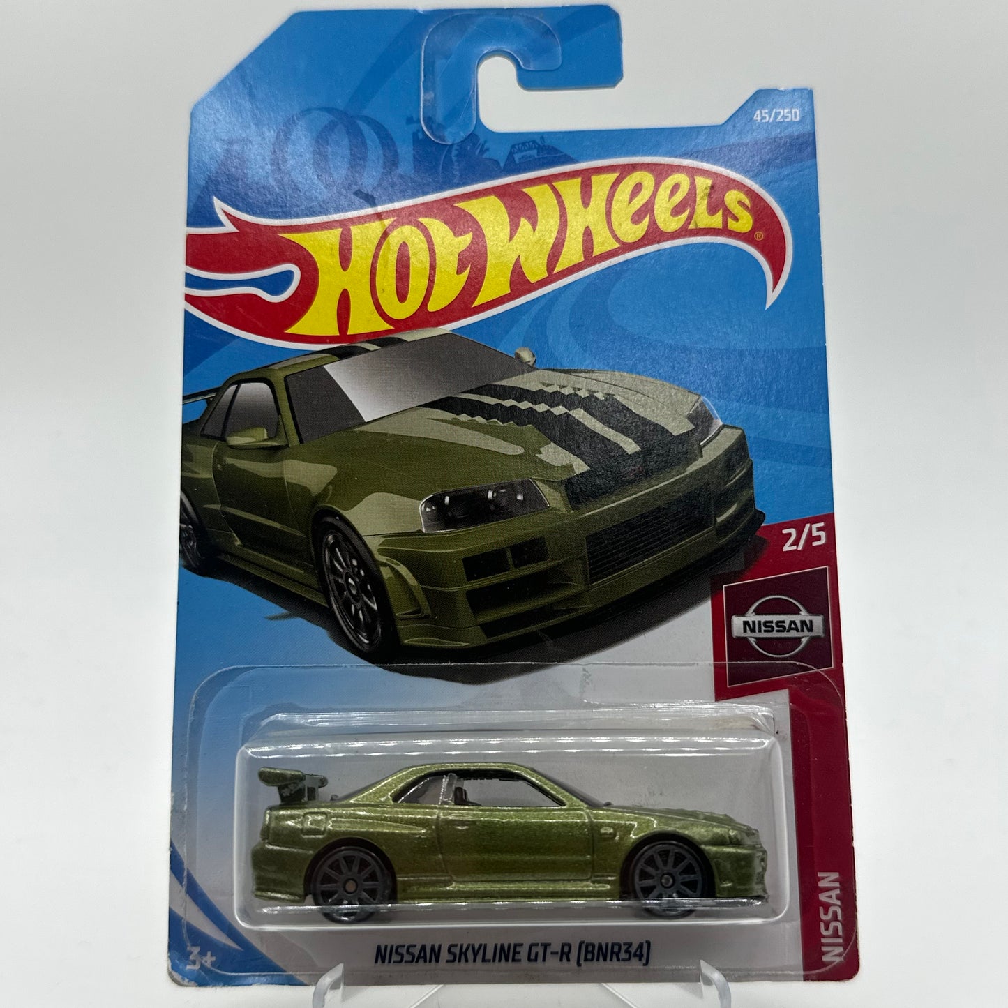 Nissan Skyline GT-R BNR34 - NISSAN 2/5 Hotwheels Mainline 45/250