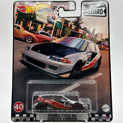 Honda Civic EG Custom Version - Boulevard #40 Hotwheels Premium