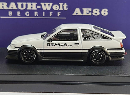 RWB AE86 Fujiwara Livery White Black LIMITED 499pcs