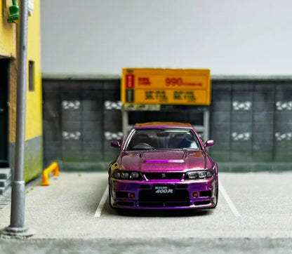 NISSAN SKYLINE GT-R (R33) NISMO 400R Midnight Purple II Hong Kong Toycar Salon 2023 Special ED INNO64