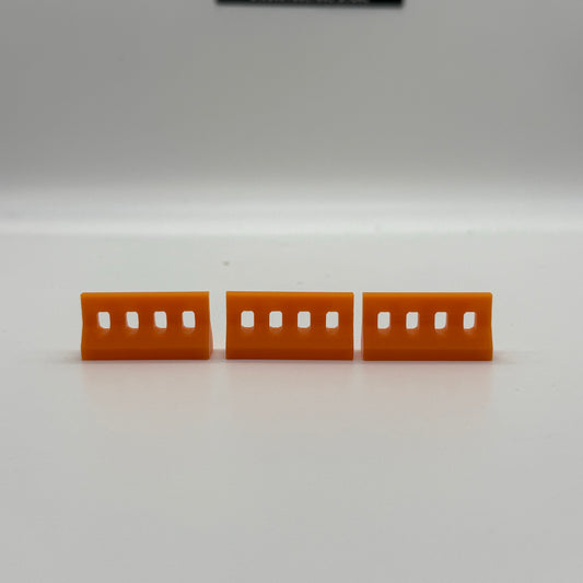 Road Blocks Orange (SET OF 3) - Suitable for 1:64 Scale