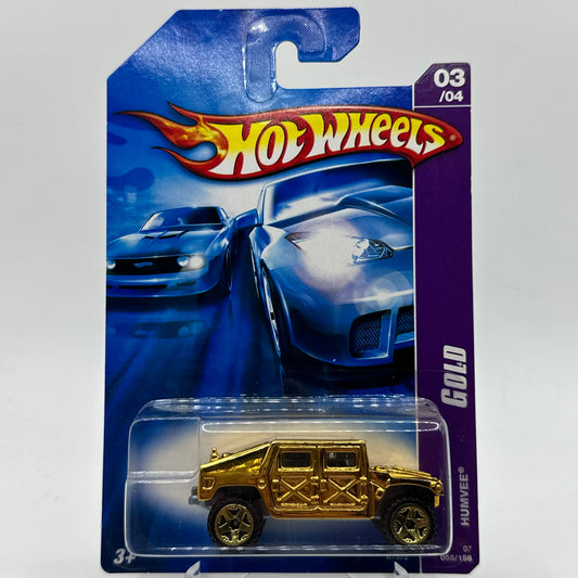 Humvee - GOLD 3/4 Hotwheels Mainline 55/156 Release 2006