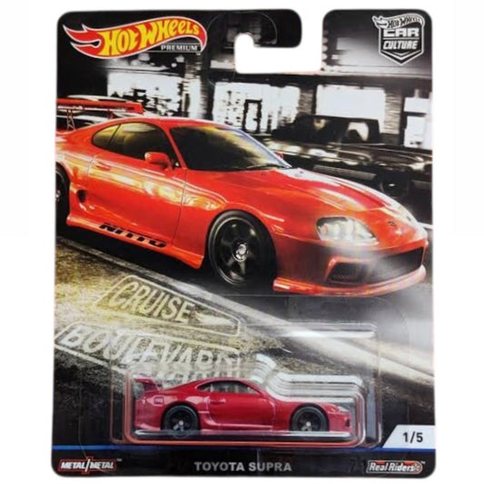 Toyota Supra - CRUISE BOULEVARD 1/5 Hotwheels Premium Car Culture