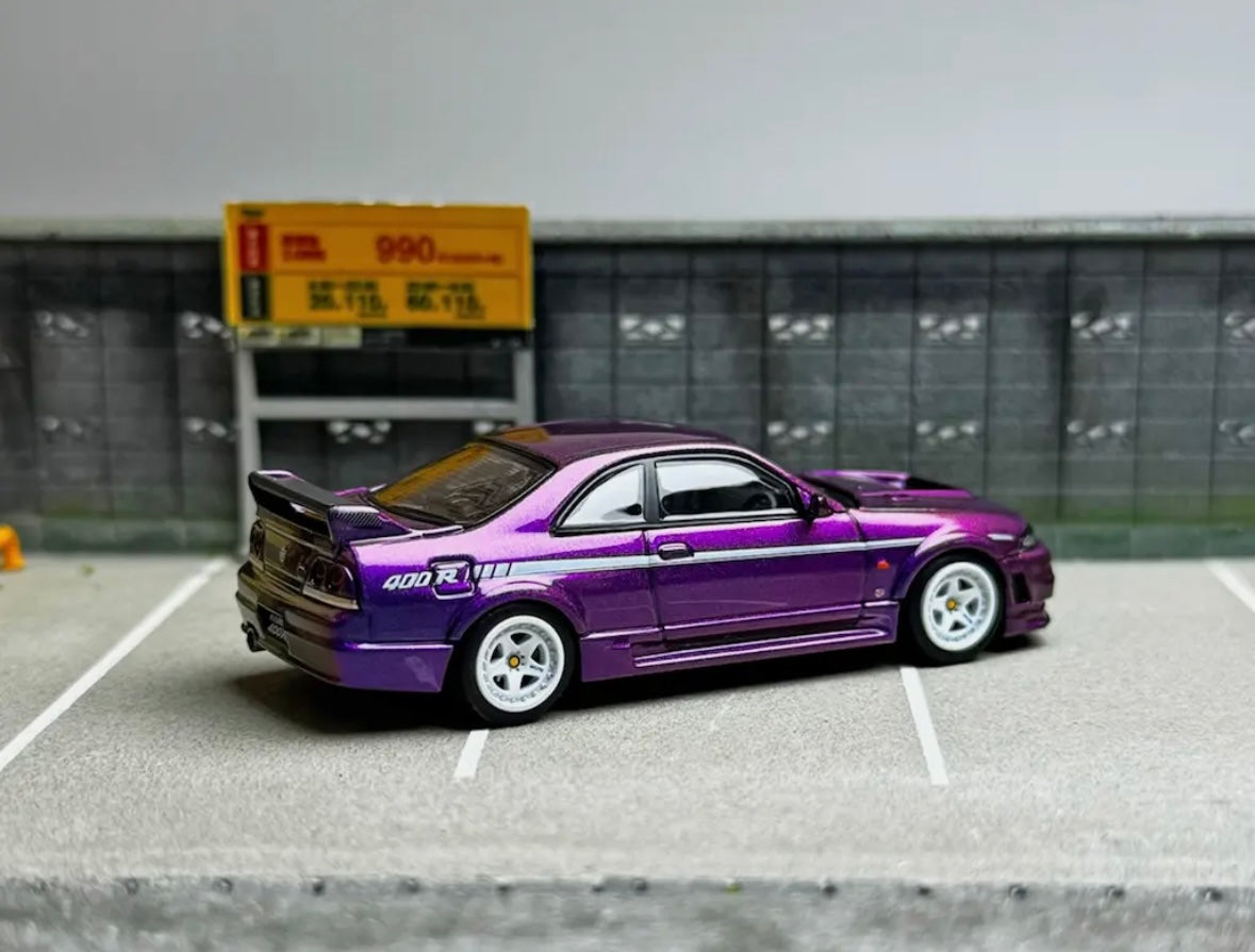 NISSAN SKYLINE GT-R (R33) NISMO 400R Midnight Purple II Hong Kong Toycar Salon 2023 Special ED INNO64