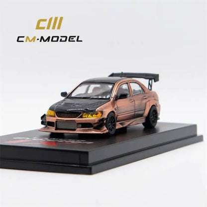 Mitsubishi Lancer Evo IX Bronze with Carbon Hood - CM Model