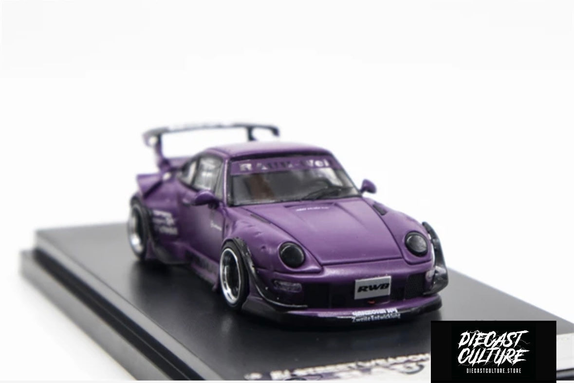 Mini Gt Rwb Purple RWB 993 Rotana GT wing Purple - ONLY 499pcs MADE – Diecast Culture