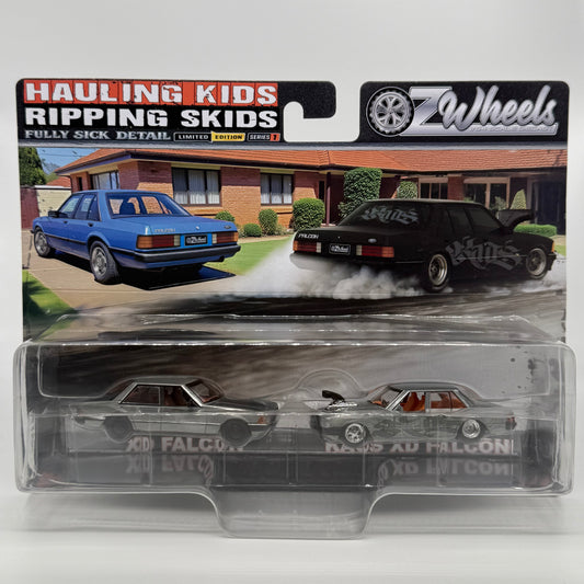 *RAW CHASE* Hauling Kids Ripping Skids (XD Falcon & KAOS XD Falcon) Ozwheels
