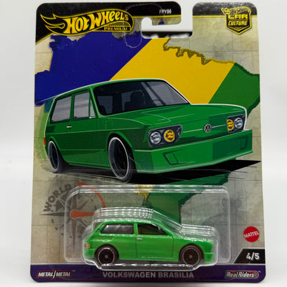 Volkswagen Brasilia - World Tour 4/5 Hotwheels Premium Car Culture