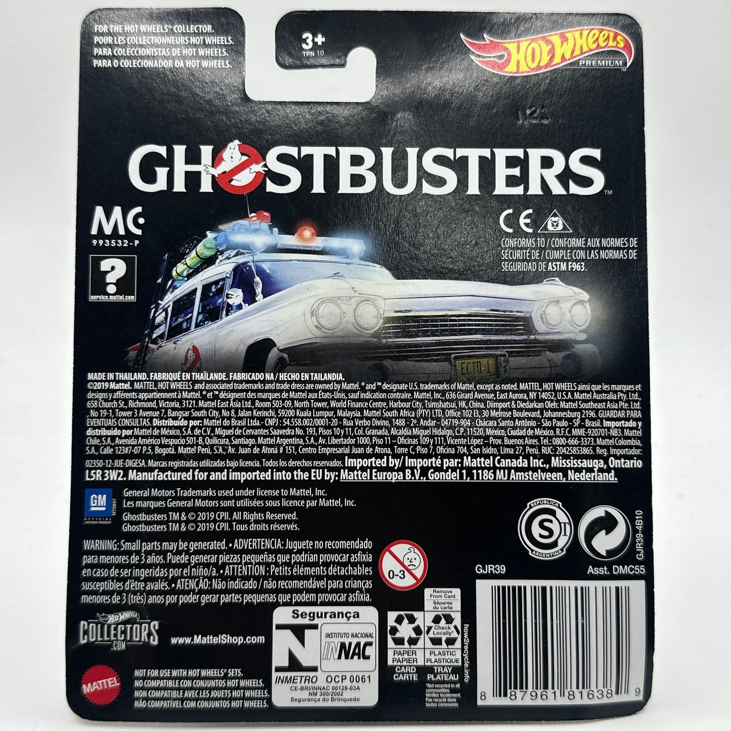 Ghostbusters ECTO-1 Hotwheels Pop Culture 2019 Release