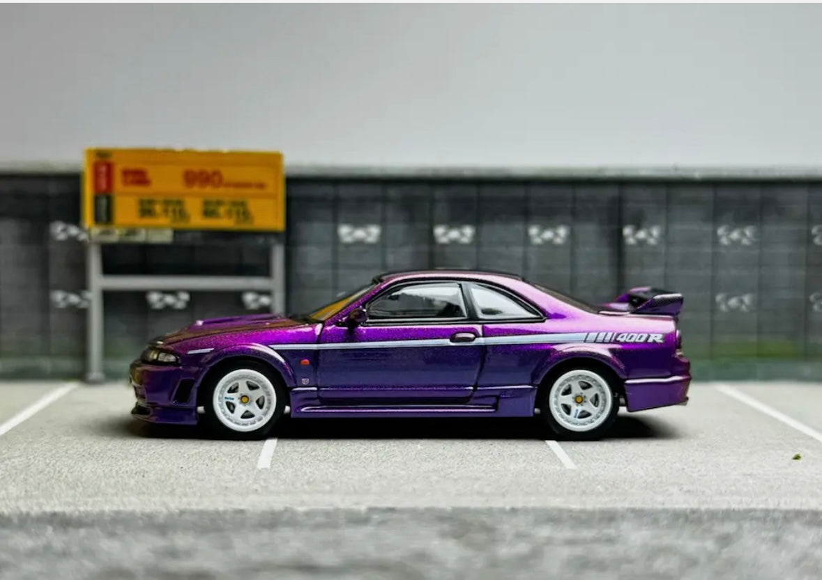 NISSAN SKYLINE GT-R (R33) NISMO 400R Midnight Purple II Hong Kong Toycar Salon 2023 Special ED INNO64